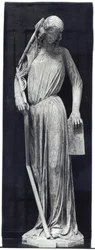 Figura alegoryczna Synagogi, z południowego portalu transeptu katedry, ok. 1230 r. (zob. też 105620)