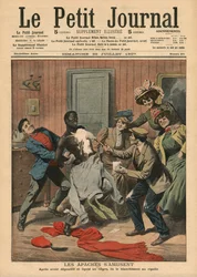Zabawa Apaczów, ilustracja z „Le Petit Journal”, dodatek ilustr., 28 lipca 1907 r.