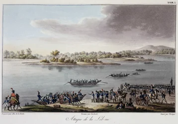 Atak Lobau w 1809 r. - w „Historyczne podsumowanie wojny francusko-austriackiej w 1809 r.”