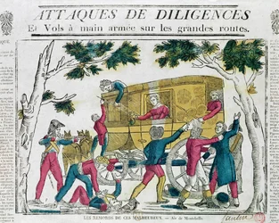 Atak na Diligence z Paryża do Lyonu 25 lipca 1822 r.