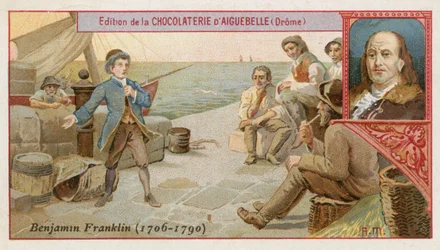 Benjamin Franklin, amerykański naukowiec, wynalazca i polityk