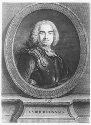 Bertrand François Mahé, hrabia La Bourdonnais (grafika)