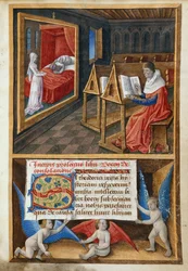 Boecjusz i filozofia, ilustracja z „Pocieszenia filozofii”