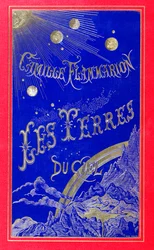 Okładka książki Les Terres du Ciel napisana przez Camille Flammarion (1842-1925) 1877 (skóra)