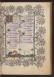 Księga godzin, dodaj MS 32454 f.3r, Francja