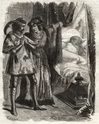 Podnosząc drzwi, pokazał mężowi swoją nagą żonę. Ludwik I Valois, książę Orleanu (1372-1407), sprawił, że Raoul d