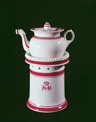 Kawiarnia należąca do Honore de Balzac (1799-1850) (porcelana)