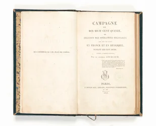 „Kampania 1815”, Gaspard Gourgaud