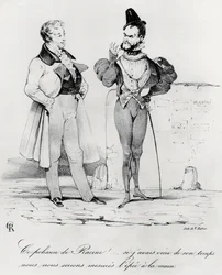 Karykatura dramatów romantycznych czasów Hernaniego autorstwa Victora Hugo 1802-85) (1829)