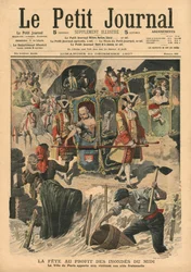 Uroczystość wydana przez Ville of Paris w intencji ofiar powodzi w południowej Francji, ilustracja z „Le Petit Journal”, dodatek illustre, 22 grudnia 1907