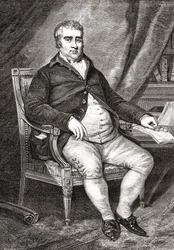 Charles James Fox, z „Histoire de la Revolution Francaise” Louisa Blanca (1811-82)