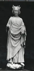 Karol VI (1368-1422), król Francji, z Palais de Justice w Poitiers, oryginał koniec XIV wieku (odlew gipsowy)