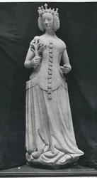 Kopia posągu Izabeli Bawarskiej (1371-1435)