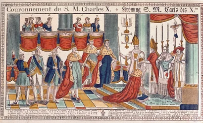 Koronacja Karola X (1757-1836) w Reims, 29 maja 1825