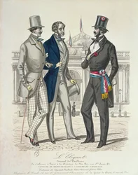 Strój deputowanego, ze starym Zgromadzeniem Narodowym w tle, 1848
