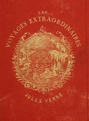 Okładka kolekcji „Les Voyages Extraordinary”” autorstwa Julesa Verne