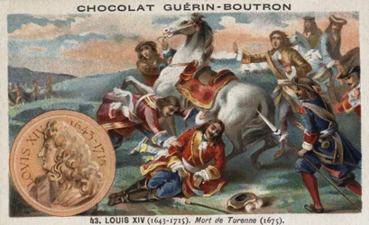 Śmierć Turenne (Henri de la Tour d