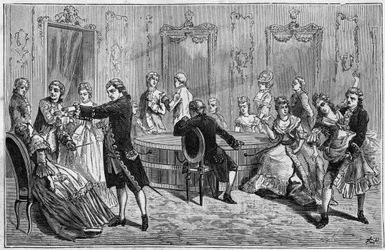 Demonstracja Frederica Antoine Mesmera (Franz Anton Mesmer