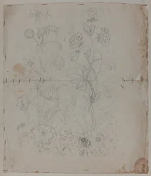 Rysunek projektowy, koniec XVIII wieku