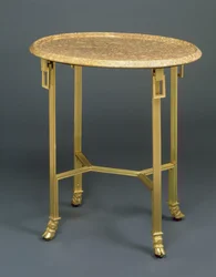 Directory Gueridon, c.1799 (ormolu i marmur)
