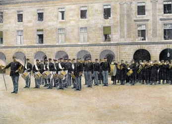 Bębny, trąbki i muzyka – w „Albumie militaire” – Legion Gwardii