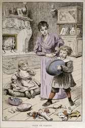 Pisanki, ok. 1890 (kolorowe grawerowanie)