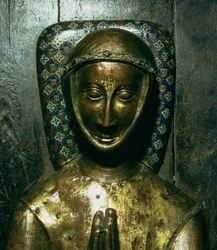 Wizerunek Williama de Valence (zm. 1296) hrabiego Pembroke, Limoges (drewno pokryte miedzią)