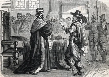 Ósma Wojna Religijna, Dzień Barykady - (rycina) 1864 r.