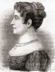 Élisa Garnerin, z "Les Merveilles de la Science", opublikowanego ok. 1870 r. (litografia)