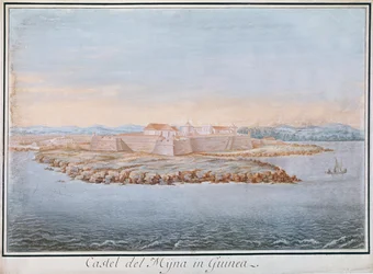 Zamek Elmina, Gwinea (wc na papierze)
