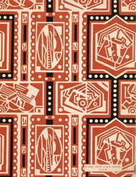 Papier końcowy z Art-Gout_Beaute, ok. 1920 r. (druk pochoir)