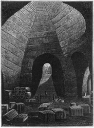 Wejście do piwnic domu szampańskiego Theophile Roederer założonego w Reims w 1864 roku.