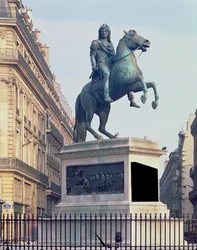 Posąg konny króla Ludwika XIV (1816-22) (brąz)