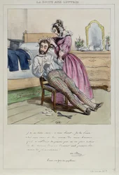 Ernest ma kręcone włosy, ok. 1840