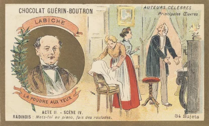 Eugene Labiche (1815-1888), francuski dramaturg, autor komedii „La poudre aux yeux” w dwóch aktach (1861)