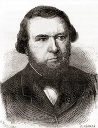 Eugène-Melchior Péligot, z „Les Merveilles de la Science”, opublikowany ok. 1870 r. (grafika)