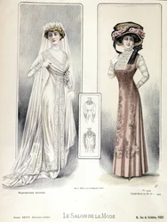 Pokaz mody, 20/03/1909: suknia ślubna.