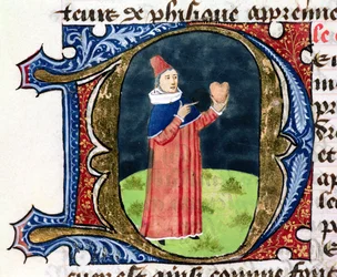 Fol.38v Serce, z Traite de Medecine autorstwa Aldebrande de Florence, 1356