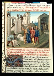 Fr 6465 f.96 Budowa kościoła w Aix La Chapelle przez Karola Wielkiego (742-814)