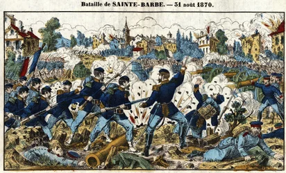 Wojna francusko-pruska - bitwa pod Sainte-Barbe (bitwa pod Noisseville) 31 sierpnia