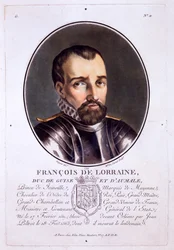 Francois de Lorraine, książę Guise i Aumale, z Portretów wielkich ludzi, wybitnych kobiet i pamiętnych poddanych Francji, opublikowanych w latach 1787-92