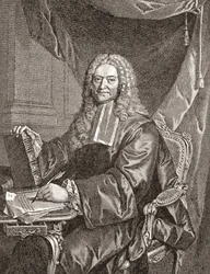 François Chicoyneau, 1672 - 1752. Francuski lekarz i główny lekarz króla Ludwika XV. Z Les Heures Libres opublikowanych w 1908 roku.