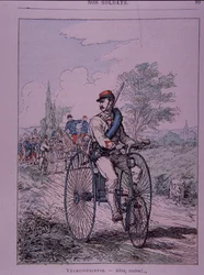 Rowerzysta trójkołowy armii francuskiej (velocipediste)