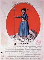 Francuzi stali się wolni w 1789 roku - grawerowanie, Carnavalet.