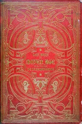 Przednia okładka Les Arts au Moyen Age, wydanej przez Firmin Didot w 1873 (skóra)
