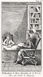 Frontyspis do „Kawaler z Salamanki”, ok. 1759 (rycina)