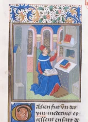 Galen, z Histoire des Philosophes, koniec XV wieku