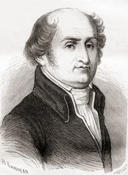 Gilbert Romme, z Les Merveilles de la Science, opublikowanego ok. 1870 r. (rycina)