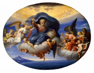 Bóg Ojciec, po 1664 (olej na płótnie)
