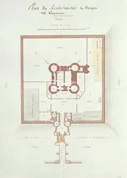 Plan parteru Twierdzy w Vincennes